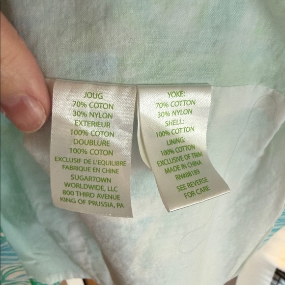 Lilly Pulitzer Sofia Shift Dress Waverider Lagoon - Size 10 - Picture 4 of 5